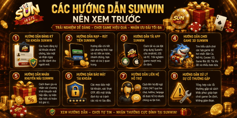 Các hướng dẫn Sunwin nên xem trước