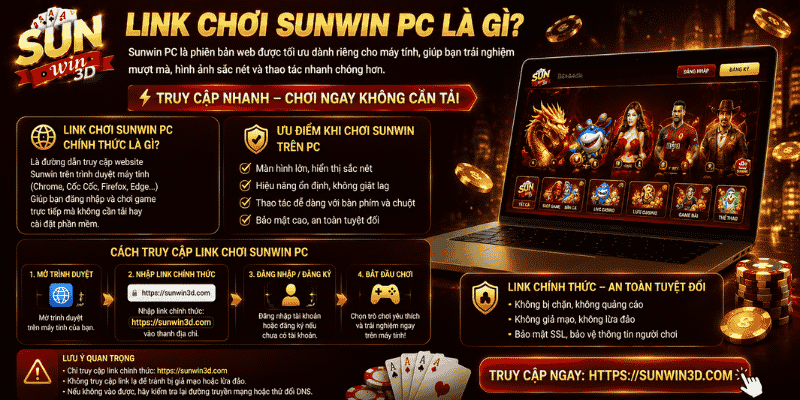 Link chơi Sunwin PC là gì?