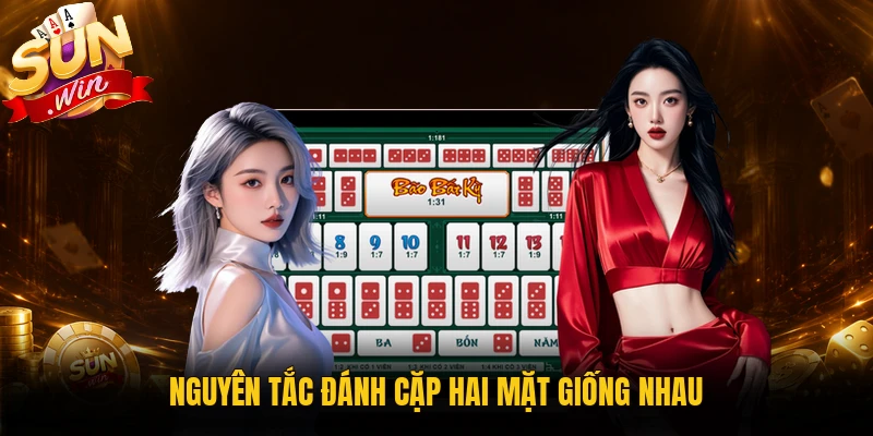 Nguyên tắc đọc cặp hai mặt giống nhau trong Sicbo 3D