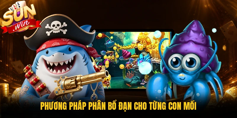 Phân bổ nhịp bắn theo từng mục tiêu trong bắn cá 3D