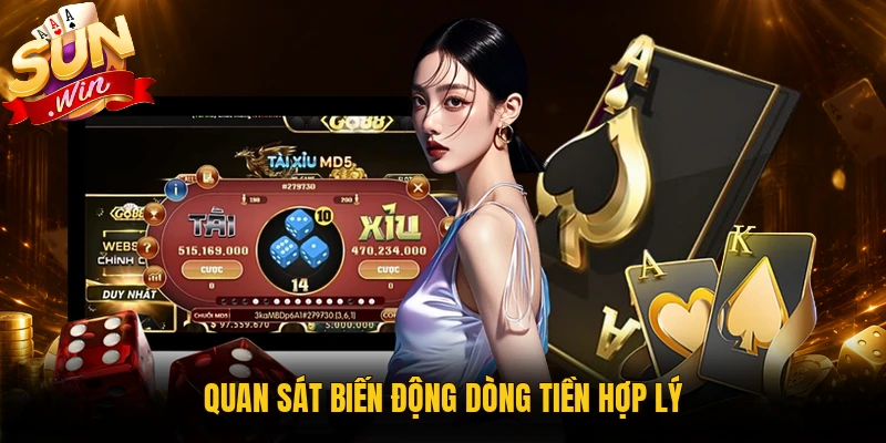 Quan sát cửa bộ ba trong tài xỉu trước khi thao tác