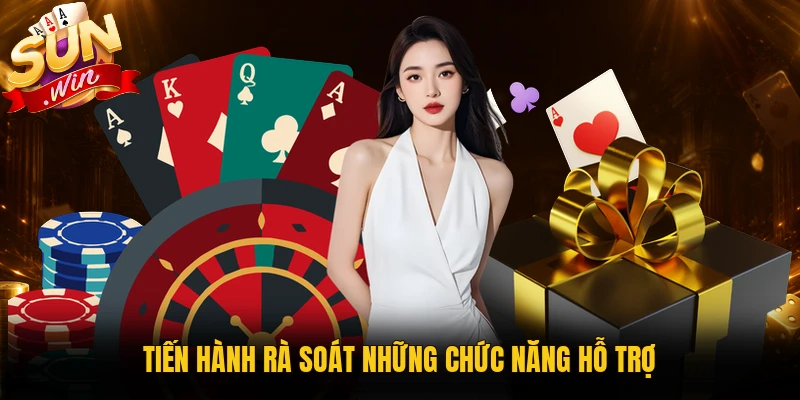 Kiểm tra chức năng hỗ trợ khi truy cập Sunwin