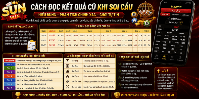 Cách đọc kết quả cũ khi soi cầu
