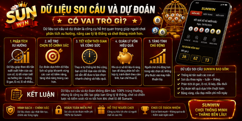Dữ liệu soi cầu và dự đoán có vai trò gì?